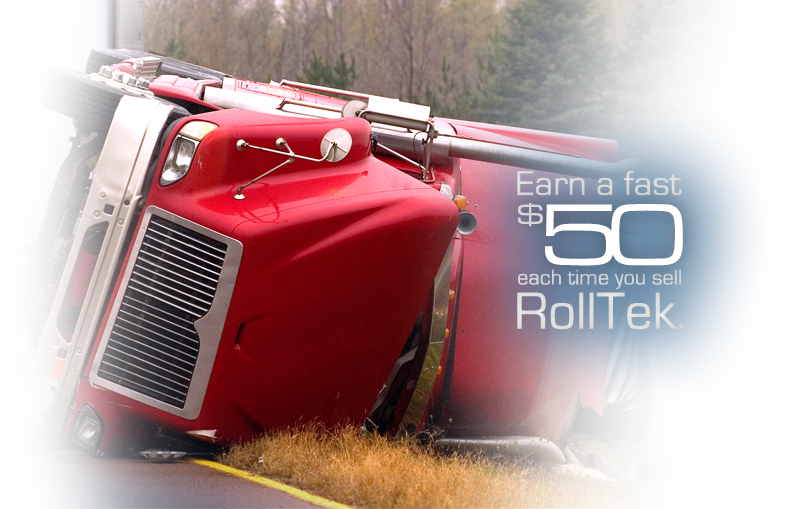 Earn a fast $50 Rolled Truck